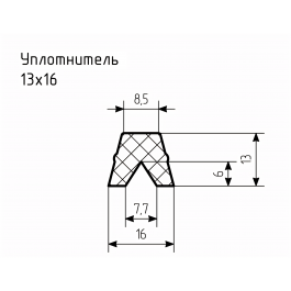 Уплотнитель № РА-37
