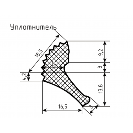 Уплотнитель № РА-79 