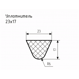 Уплотнитель № РА-64 Ц