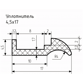 Уплотнитель № РА-103 Ц