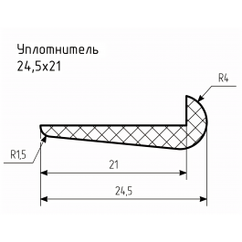 Уплотнитель № РА-29