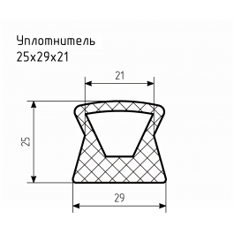 Уплотнитель № РА-70 Ц