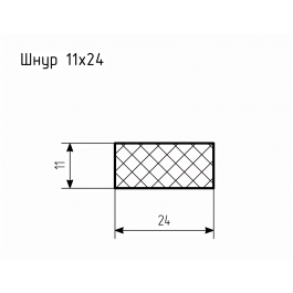 Шнур резиновый № Ш-15