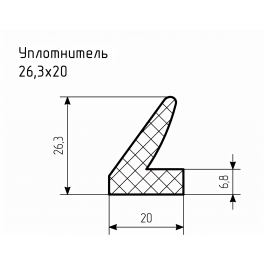 Уплотнитель № РА-43