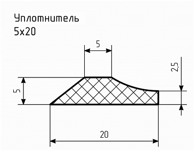 Уплотнитель № РА-41