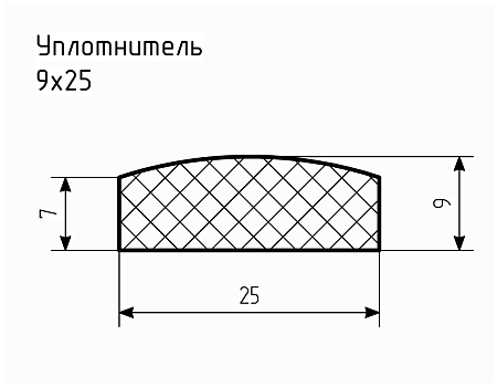 Уплотнитель № РА-97 Ц