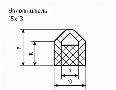 Уплотнитель № РА-46 Ц