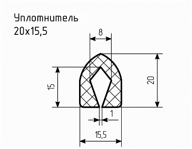 Уплотнитель № РА-26 Ц