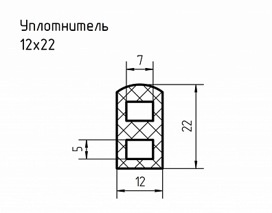 Уплотнитель № РА-19 Ц