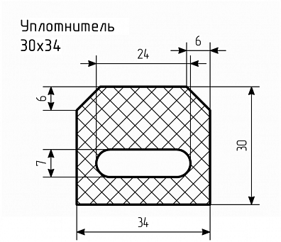 Уплотнитель № РА-28