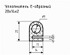 Уплотнитель (профиль) № Е-8 Ц