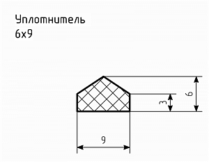 Уплотнитель № РА-95 Ц