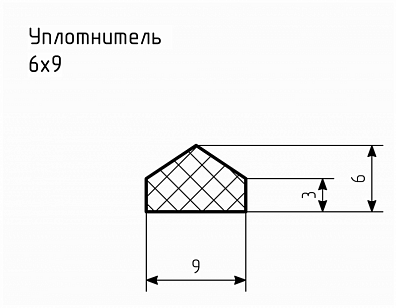 Уплотнитель № РА-95 Ц