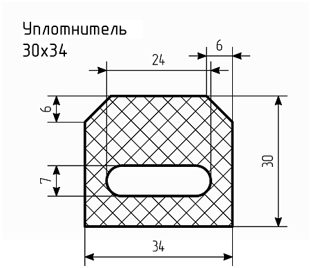 Уплотнитель № РА-28