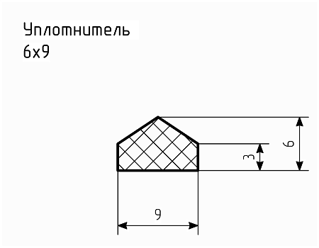 Уплотнитель № РА-95 Ц