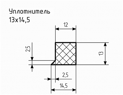 Уплотнитель № РА-36