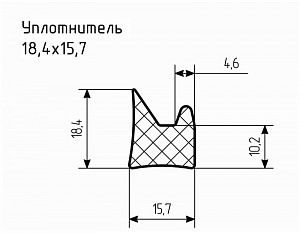 Уплотнитель № РА-30