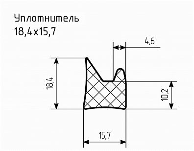 Уплотнитель № РА-30