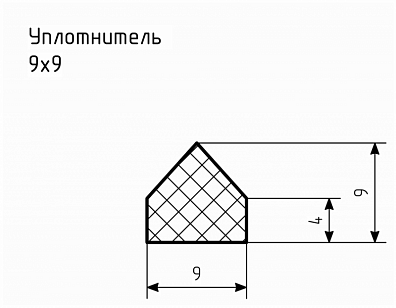 Уплотнитель № РА-94 Ц