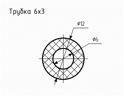 Трубка резиновая № 1 Ц