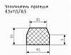 Уплотнитель № РА-68 Ц