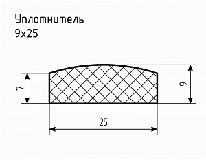 Уплотнитель № РА-97 Ц