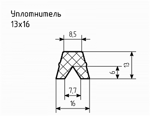 Уплотнитель № РА-37