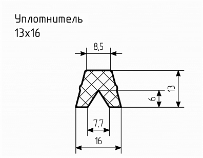 Уплотнитель № РА-37