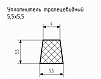 Уплотнитель (профиль) № Тр-4 Ц