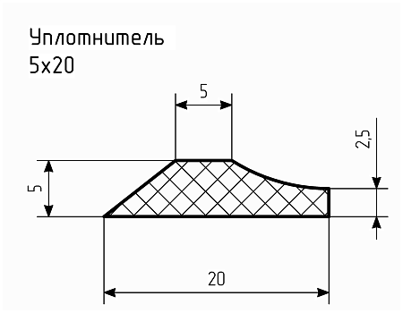 Уплотнитель № РА-41