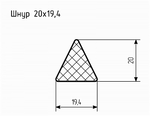 Шнур резиновый № Ш-13