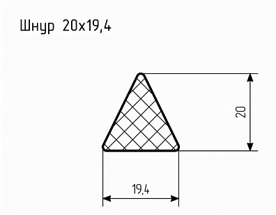 Шнур резиновый № Ш-13