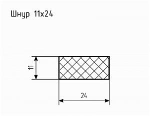 Шнур резиновый № Ш-15