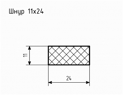 Шнур резиновый № Ш-15