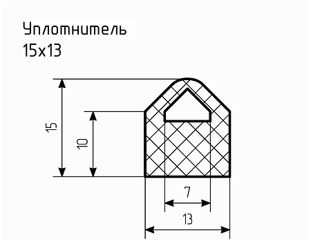 Уплотнитель № РА-46 Ц