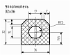 Уплотнитель № РА-87 Ц